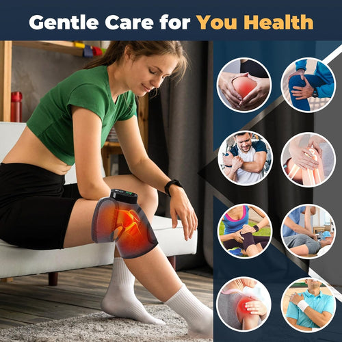 3-in-1 Heated Vibration Massager – Knee/Elbow/Shoulder