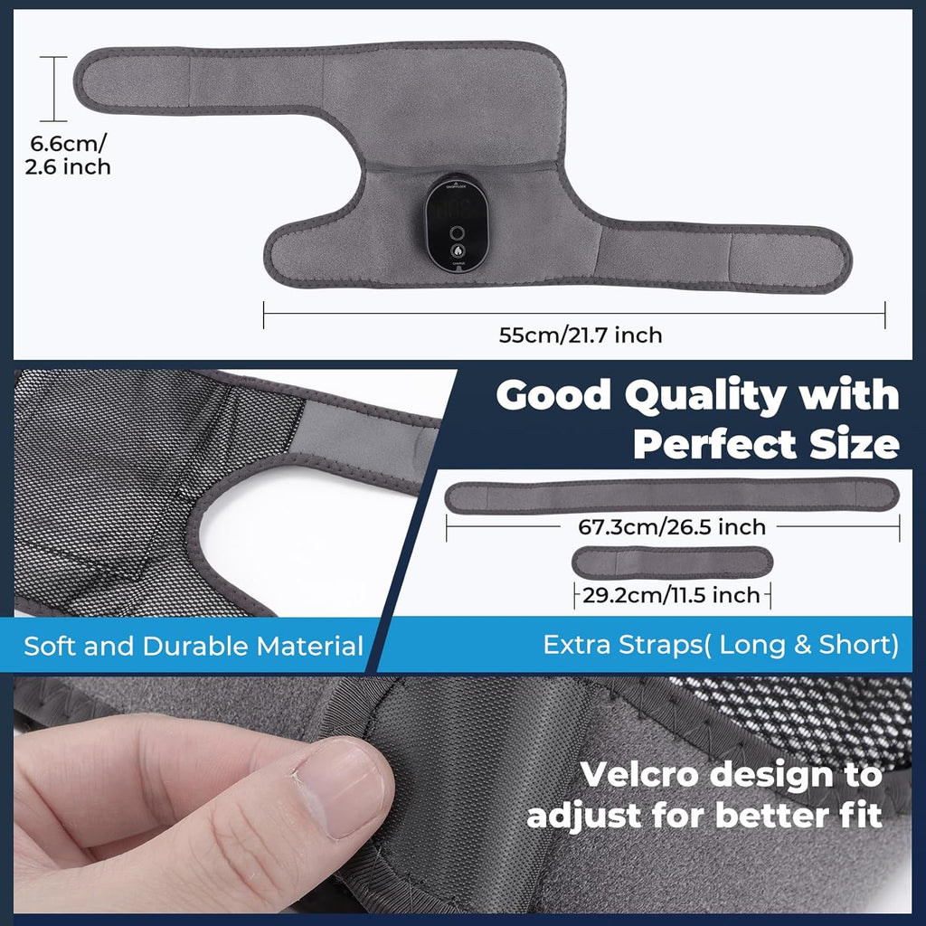 3-in-1 Heated Vibration Massager – Knee/Elbow/Shoulder